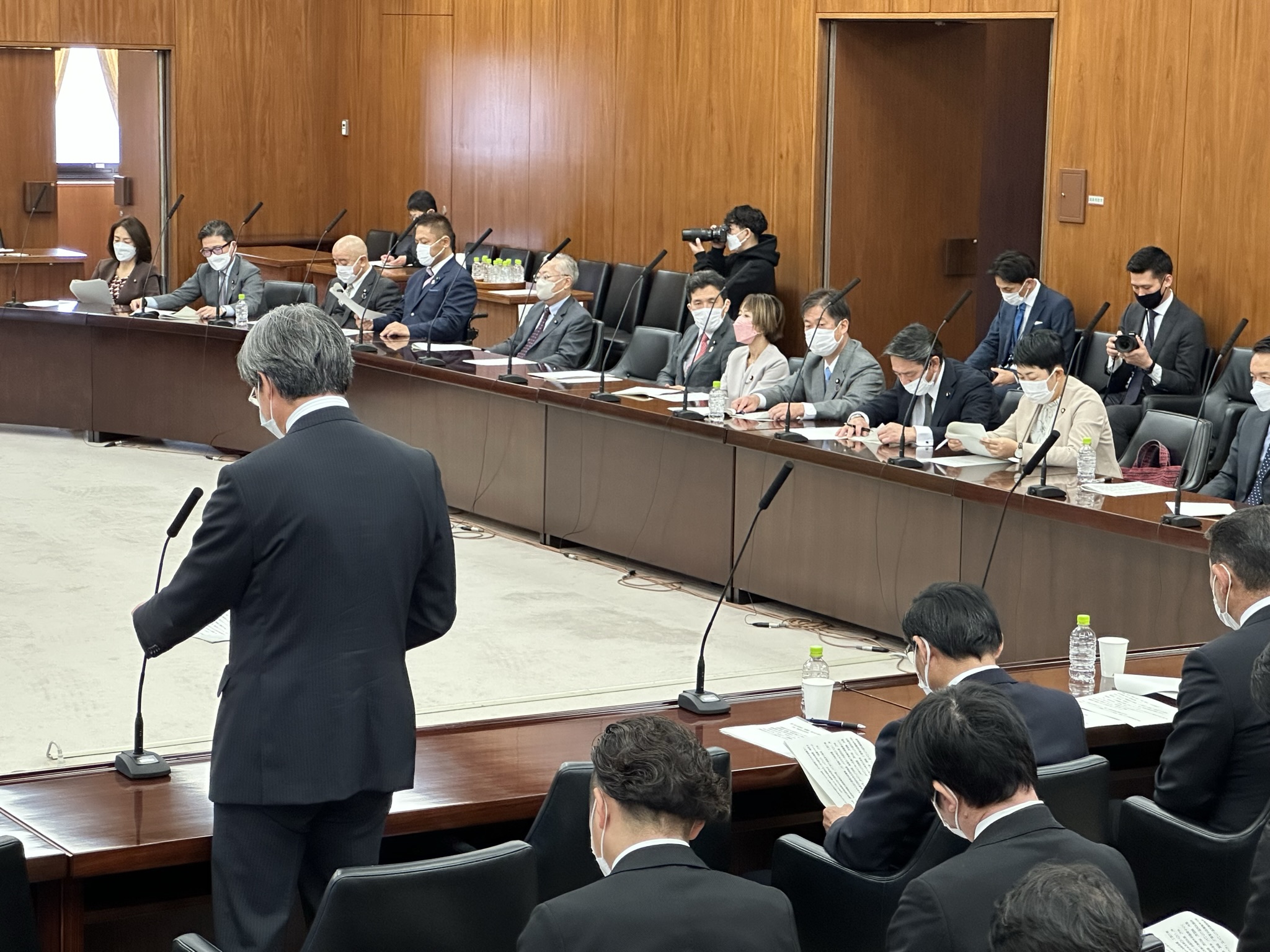 東日本大震災復興特別委員会で大臣所信を聴取