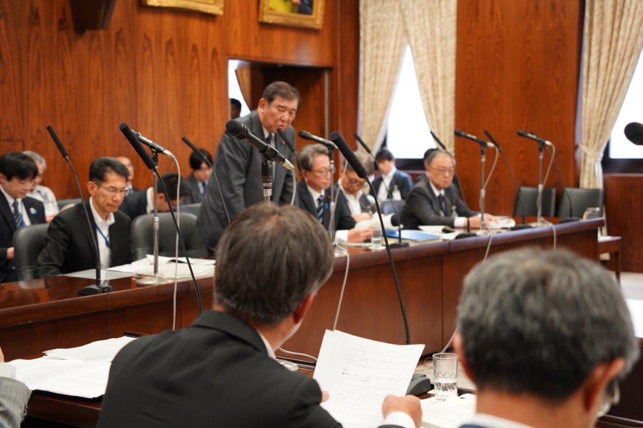 内閣委員会。石破総理にサイバー法案を質問