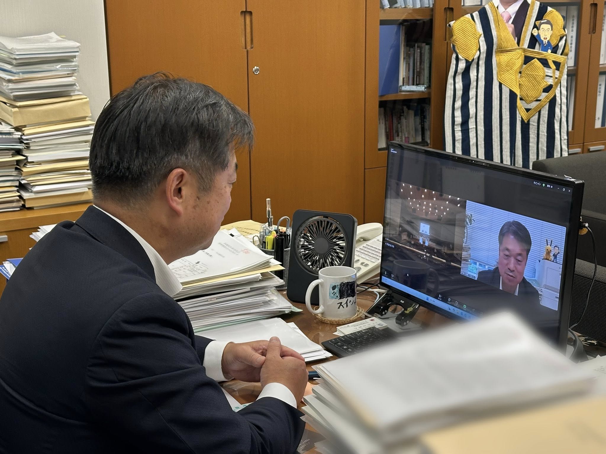 東電労組大会。webで挨拶