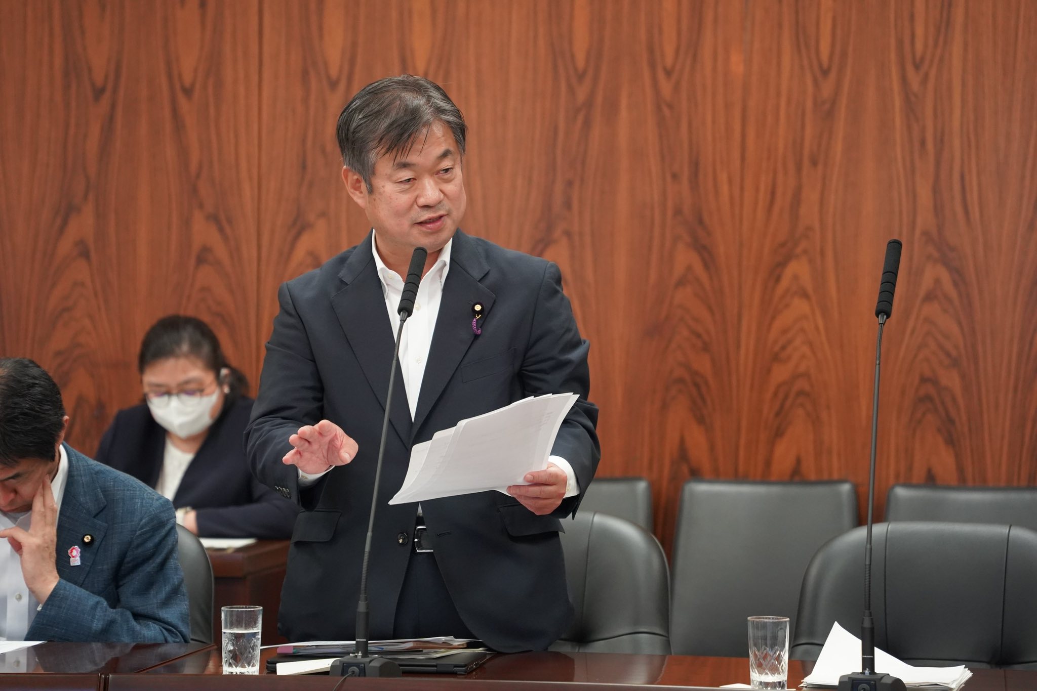 内閣委員会。男女共同参画機構法を質問（今国会最後の質問でした）