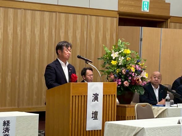 全国原子力発電所立地市町村議会議長会議総会で挨拶