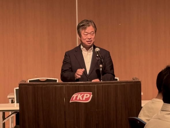 九電ユニオン研修会で国政報告