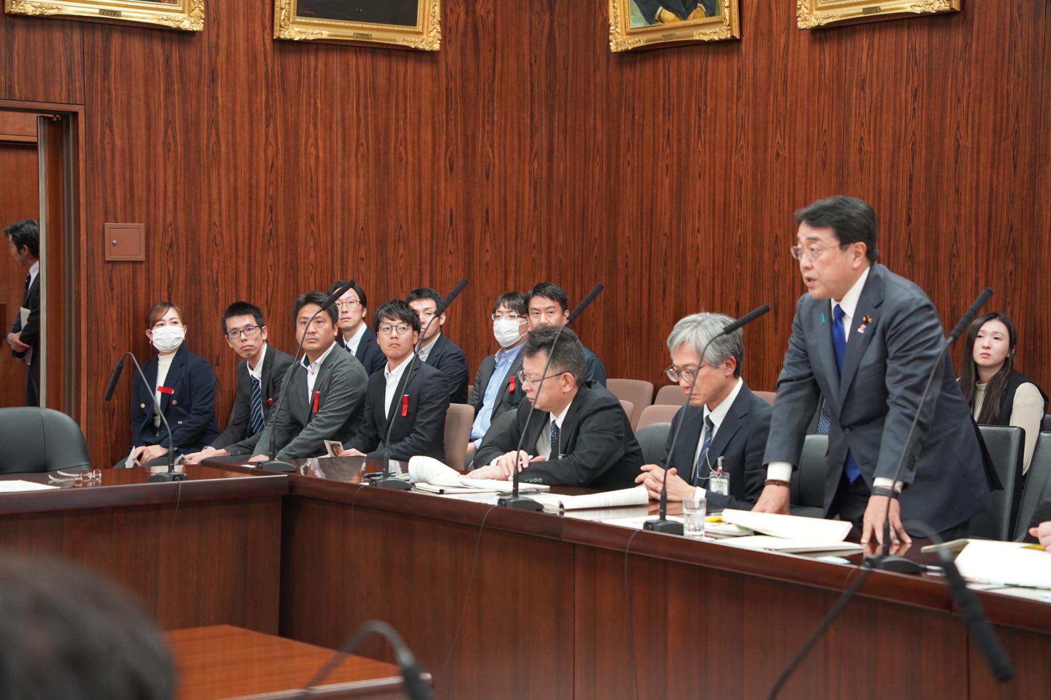 赤澤経産大臣に電力総連の仲間の声を訴えました