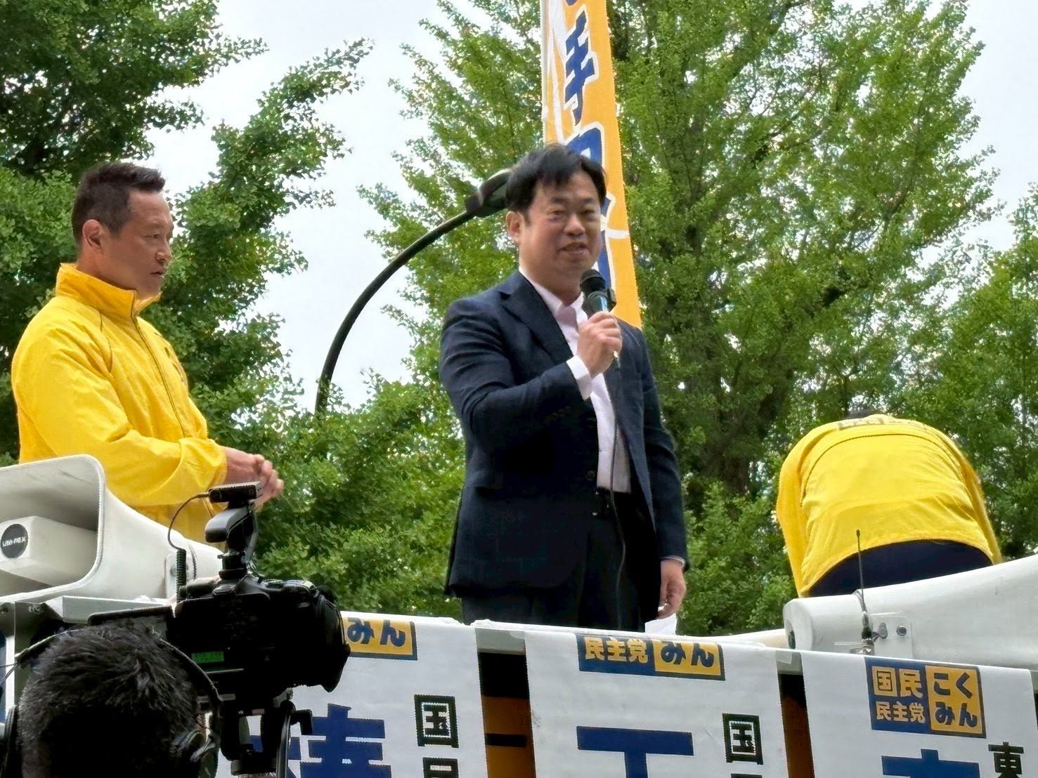 連合中央、長野中央メーデーに参加